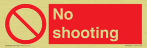 No shooting